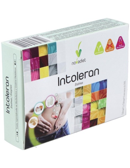 Intoleran Envase de 30 comprimidos recubiertos. de Novadiet