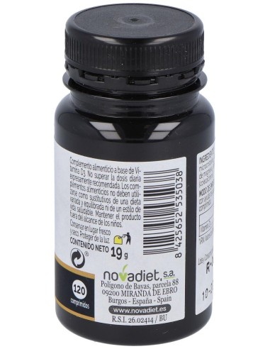 Vitamina D3 1000Ui 120Comp. Elementales de Novadiet