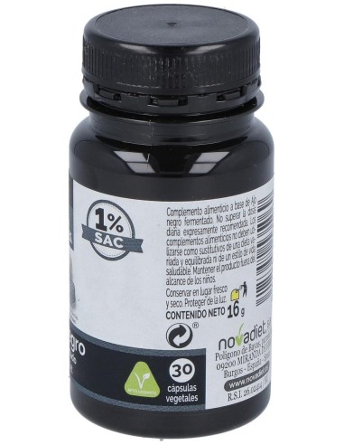 Ajo Negro 30Cap. Elementales de Novadiet