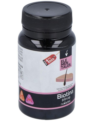 Biotina 500 Mcg Envase de 120 comprimidos. de Novadiet