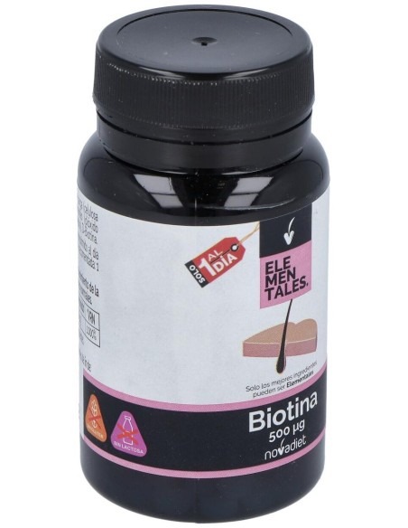Biotina 500 Mcg Envase de 120 comprimidos. de Novadiet