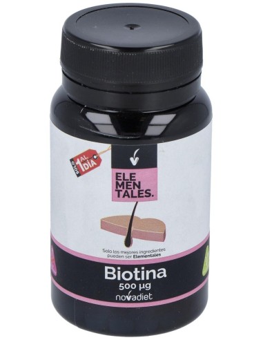 Biotina 500Mcg 120Comp. Elementales de Novadiet