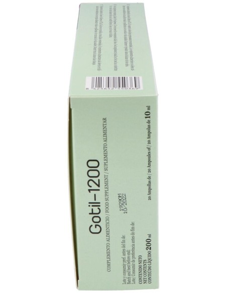 Gotil 1200 Envase de 20 ampollas de 10 ml. de Novadiet