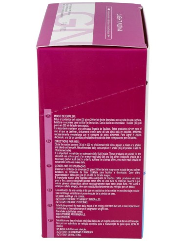 Light Nova Chocolate Envase de 6 sobres de 35 g. de Novadiet