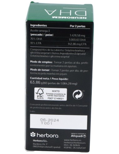 Neuromem Dha de Herbora