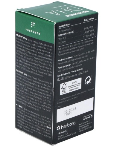Fosfomen Neuromen Dha 60Perlas de Herbora