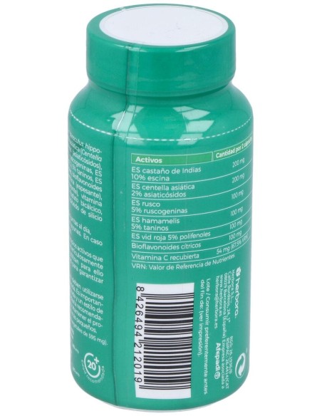 Opticir Castaño-Centella-Ruscus-Vid-Hamameli 60Cap de Herbora