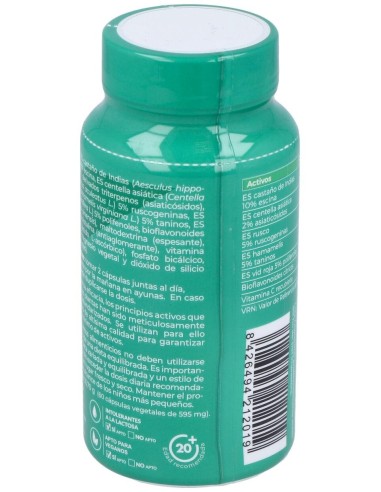 Opticir Castaño-Centella-Ruscus-Vid-Hamameli 60Cap de Herbora