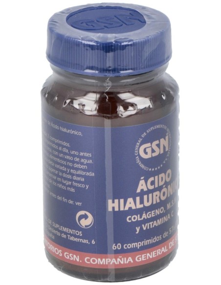 Ácido Hialurónico 60 Comprimidos de GSN