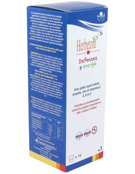 Herbetom Kids Defensas Y Energia Jarabe 250Ml. de Bioserum