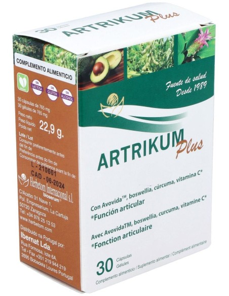 Artrikum Plus 30Cap. de Bioserum