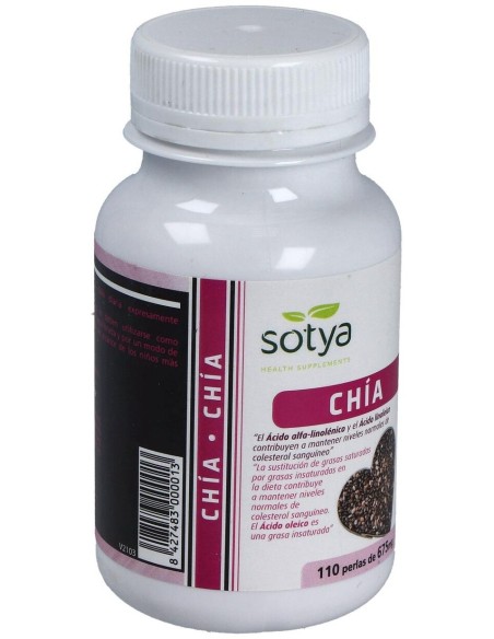 Chia 110 Perlas 675Mg de Sotya