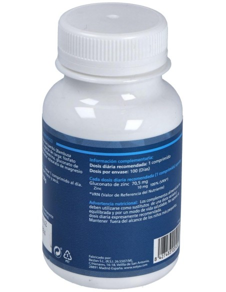 Zinc 500Mg Comp. 100U de Sotya