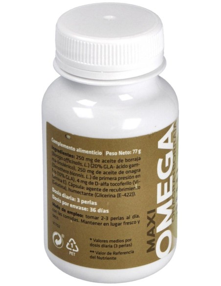 Maxi Omega Onagra+Borraja 700Mg Perlas 110U  de Sotya