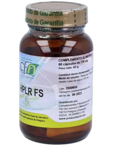 Hplr Fs (Pylori Fs) 60Cap. de Cfn