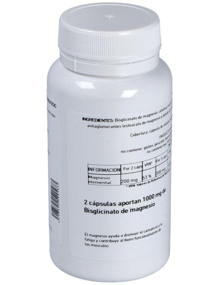 Magnesio Bisglicinado 60Vcap. de Direct Nutrition
