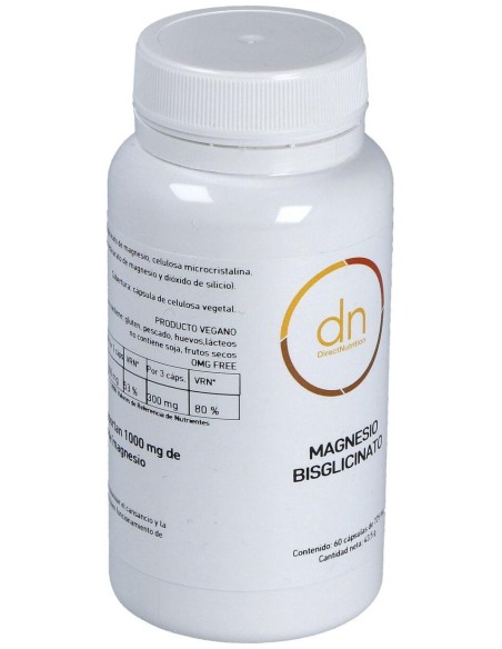 Magnesio Bisglicinado 60Vcap. de Direct Nutrition