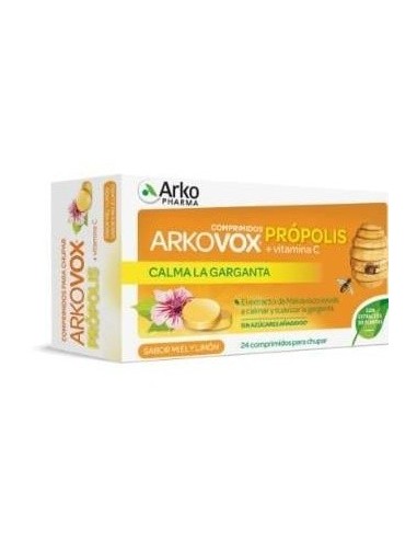 Arkovox Propolis +Vit C Sabor Miel Y Limon 24Comp. de Arkopharma