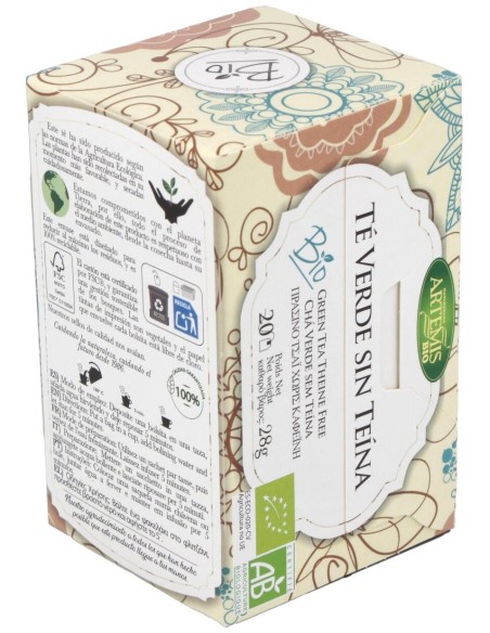 Té Verde Sin Teína Bio 28 g  de Artemis Bio