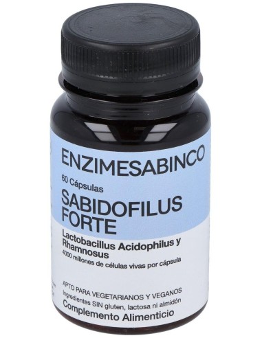 Sabidofilus Forte 60Cap. de Enzime - Sabinco