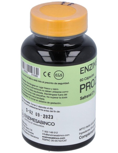 Prozafran 60Cap. de Enzime - Sabinco