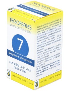 Tegorsal Nº 7 (20 G) Comprimidos de Tegor 2