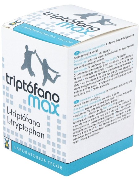 Triptofano Max 14 Sobres de Tegor
