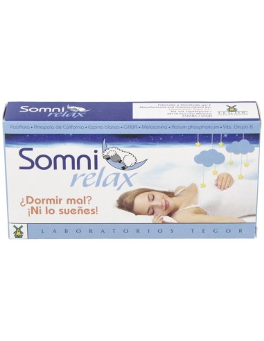 Somnirelax 40 Capsulas de Tegor