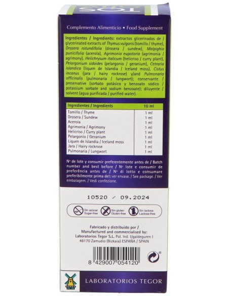 Tosaliv Jarabe 200 Ml.  de Tegor