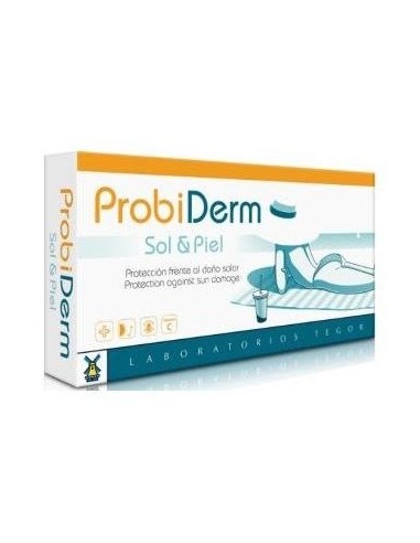 Probioderm Sol Y Piel 40 Capsulas de Tegor