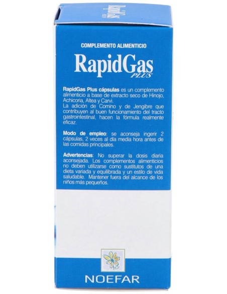 Rapidgas Plus 50Cap. de Noefar