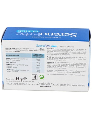 Serenoerbe Humor 60Cap. de Noefar