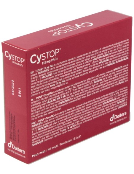 Cystop Arandano Rojo 30 capsulas - Deiters