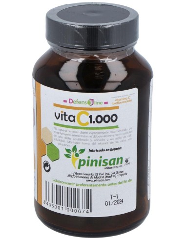 Vitamina C 1000Mg Bioflavonoides 90Cap. de Pinisan