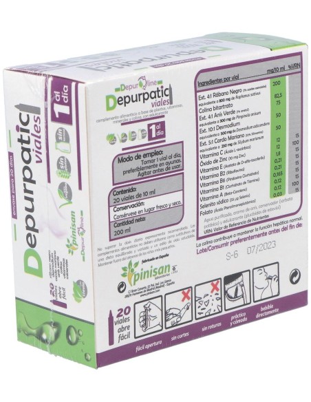 Depurpatic Unicadose 20Viales de Pinisan