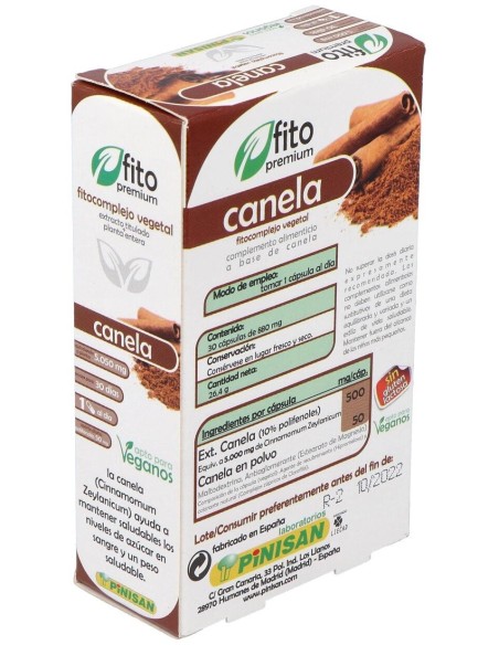 Fito Premium Canela 30Cap. de Pinisan