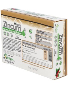 Mineraline Zincum 60Cap. de Pinisan 2