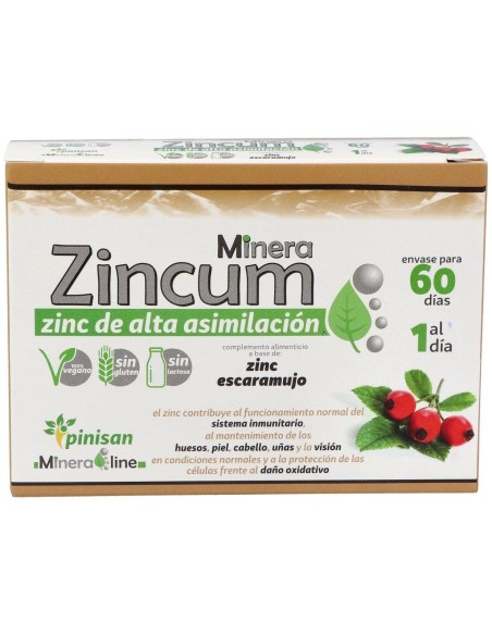 Mineraline Zincum 60Cap. de Pinisan