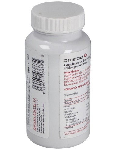 Omega-6 Plantis 100 Cap de Artesania