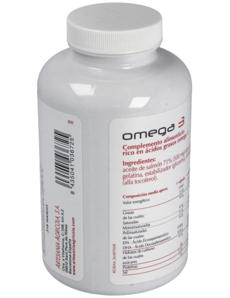 Omega-3  Plantis 450 Cap. de Artesania
