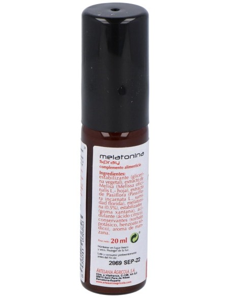 Melatonina Plantis Spray 20 Ml de Artesania