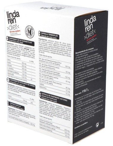 Fat Loss Lindaren Diet 30Packs de Artesania