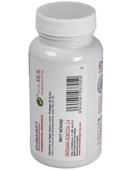 Papain Papaina Plantis 60 Cap. de Artesania