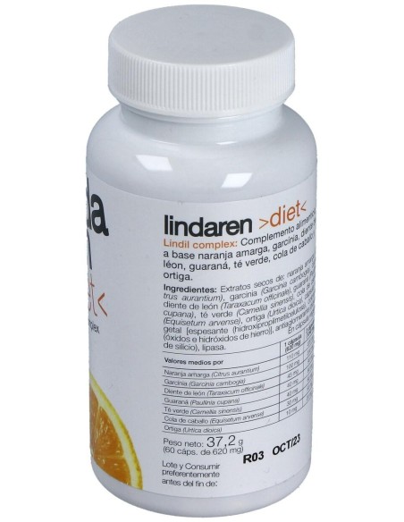 Lindaren Diet Lindil Complex 60Cap. de Artesania