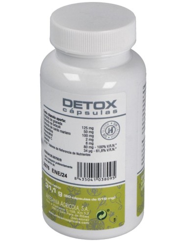 Detox Plantis 60 Cap. de Artesania
