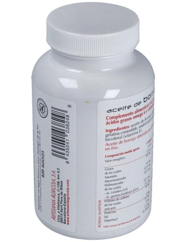 Aceite Borraja Plantis 120 Cap de Artesania