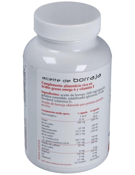Aceite Borraja Plantis 120 Cap de Artesania