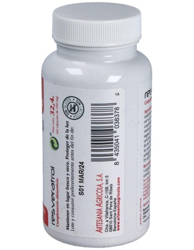 Resveratrol Plantis 60Cap. de Artesania