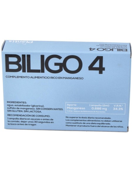 Biligo-4 Mn 20 Ampollas X 2 Ml de Artesania