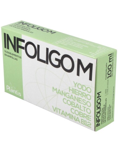 Infoligo M (Fe-Cu-Co-I-Mn) 20 Amp. de Artesania